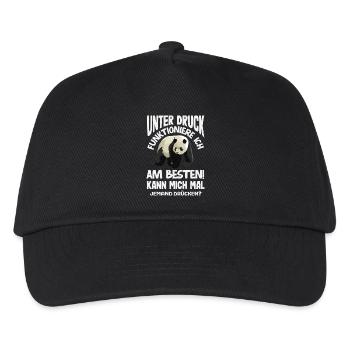 Je fonctionne mieux sous pression - Casquette de baseball Enfant - noir - Devant