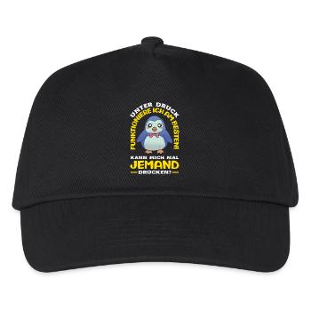 Je fonctionne mieux sous pression - Casquette de baseball Enfant - noir - Devant