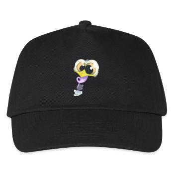 Space Ostrich - Casquette de baseball Enfant - noir - Devant