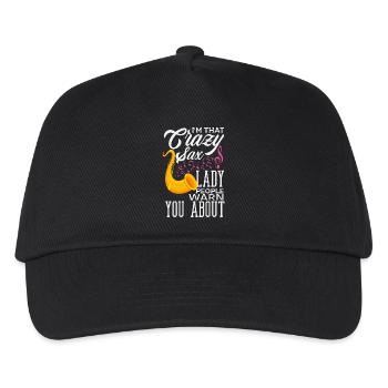 Saxophone - Kids’ Baseball Cap - black - Front