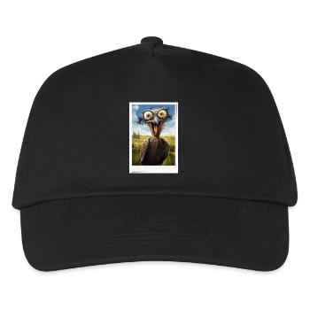 Quatre énigmes de l’Oiseau dans le champ - Casquette de baseball Enfant - noir - Devant