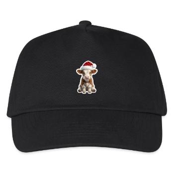 Suesses Kuhkalb vom Bauernhof - Kinder Basecap - Schwarz - Vorne