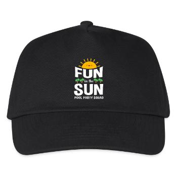 Fête à la piscine - Casquette de baseball Enfant - noir - Devant
