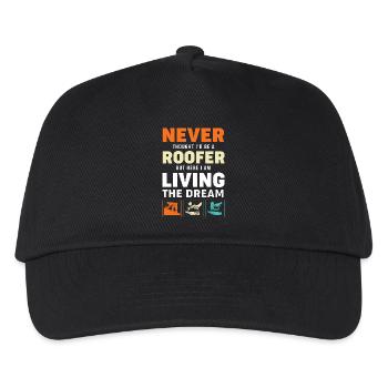 Roofer - Kids’ Baseball Cap - black - Front