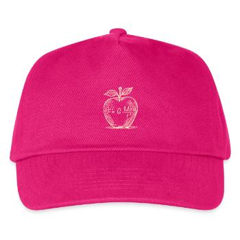 Gravity Apple: Physical Drawing - Kids’ Baseball Cap - fuchsia - Front
