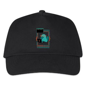 Future Genius 6 Schnabeltier - Kinder Basecap - Schwarz - Vorne