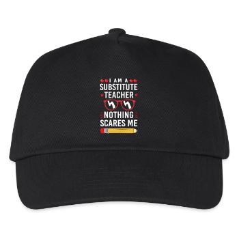 Professeur remplaçant Professeur remplaçant - Casquette de baseball Enfant - noir - Devant