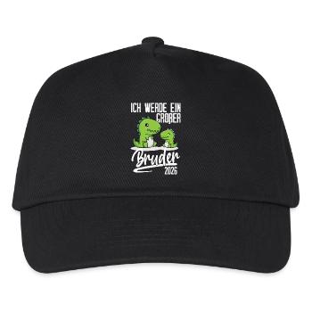 Big Brother 2026 Dino Bébé Enceinte - Casquette de baseball Enfant - noir - Devant
