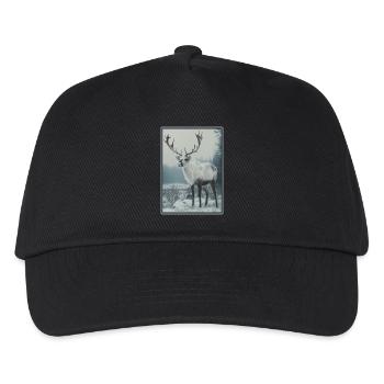 Rentiere Rentier - Kinder Basecap - Schwarz - Vorne