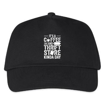 Coffee Thrift Store Kinda Day - Kids’ Baseball Cap - black - Front