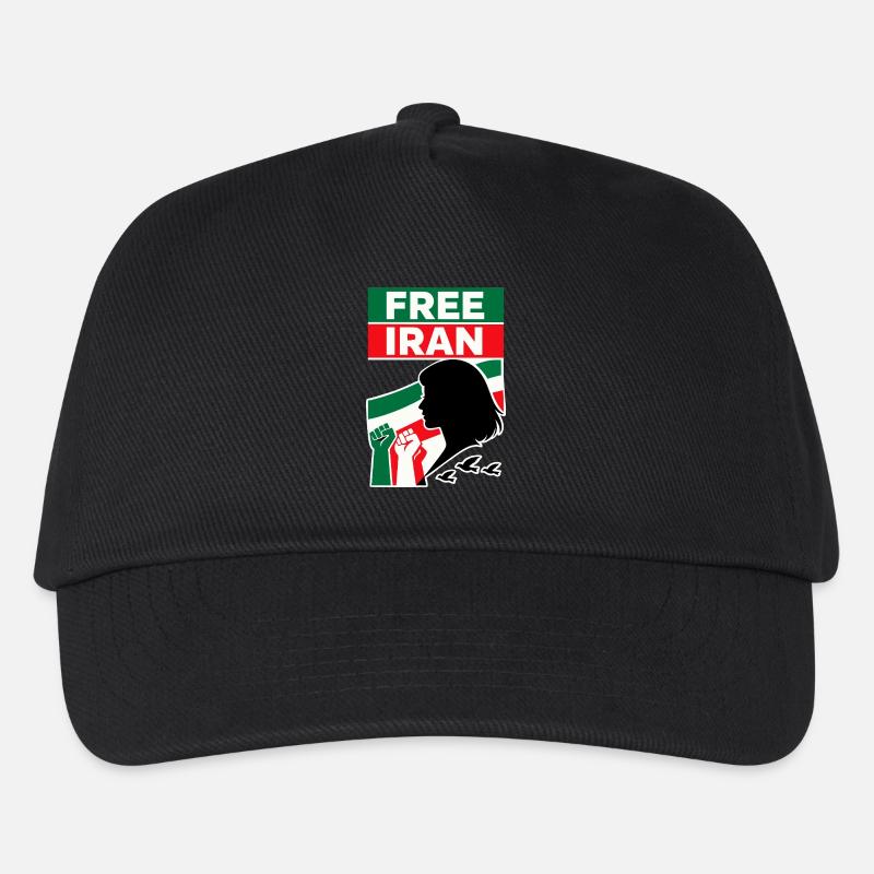 Free Iran - Kinder Basecap - Schwarz