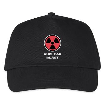 Radioaktives Symbol – Rock Metal Design - Kinder Basecap - Schwarz - Vorne