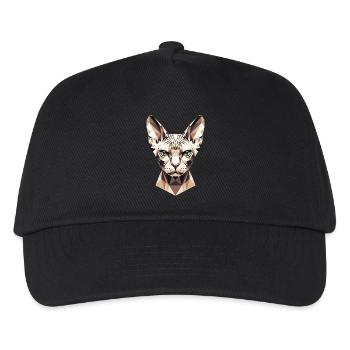 Sphynx Cat Sphynx Cat Canadian Cat Cute Sphinx - Kids’ Baseball Cap - black - Front