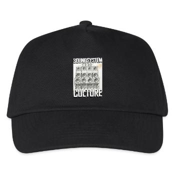 Soundsystem Culture Sketch - Casquette de baseball Enfant - noir - Devant