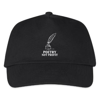 Poetry Not Profit - Kids’ Baseball Cap - black - Front