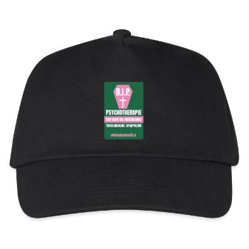 PSYCHO_04 - Kinder Basecap - Schwarz - Vorne