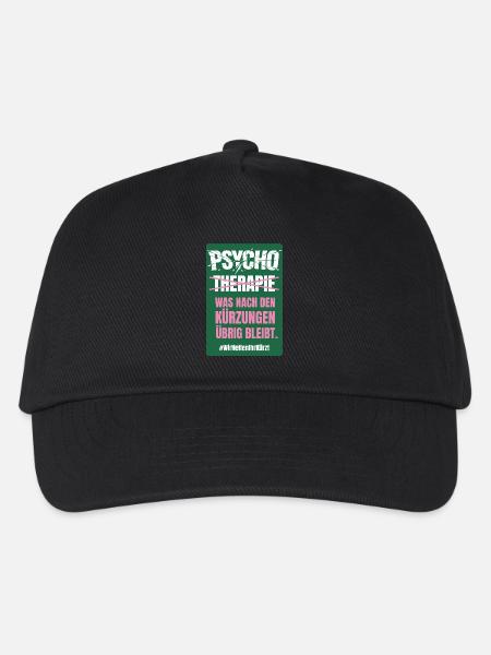PSYCHO_02 - Kinder Basecap - Schwarz