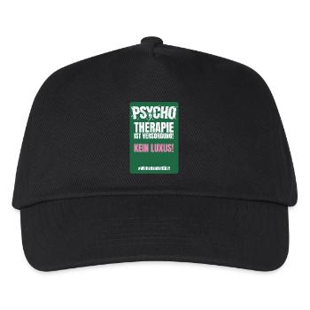 PSYCHO_06 - Kinder Basecap - Schwarz - Vorne