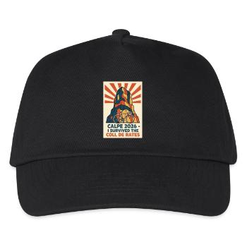 Calpe 2026 Vintage Cycling Poster - Kids’ Baseball Cap - black - Front