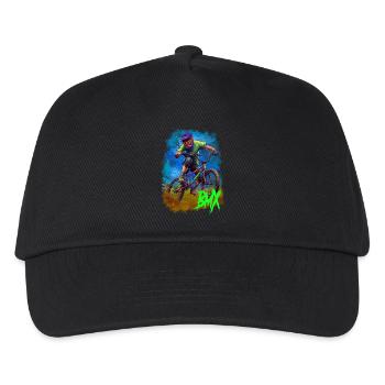 BMX  - Kinder Basecap - Schwarz - Vorne