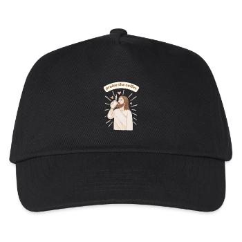 Praise the coffee - weirdpeoplelovethis. - Kids’ Baseball Cap - black - Front