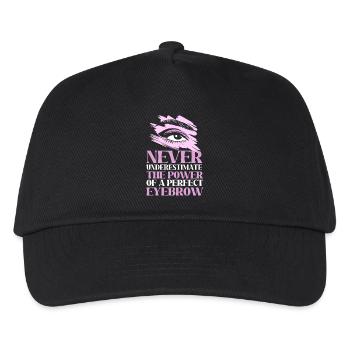 Cosmetics Beautician Microblading Make-up - Kids’ Baseball Cap - black - Front