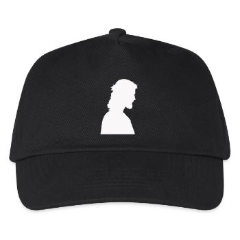 Jesus Christus Silhouette - Kinder Basecap - Schwarz - Vorne