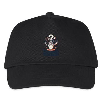 Profi Overthinker - Kinder Basecap - Schwarz - Vorne