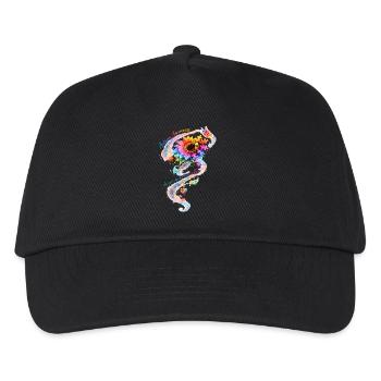 Autism Awareness Sunflower - Kids’ Baseball Cap - black - Front
