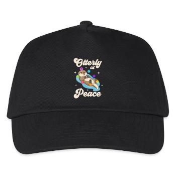 Paix de la Loutre - Harmonie des Chakras - Casquette de baseball Enfant - noir - Devant