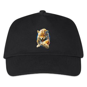 Leopard - Kids’ Baseball Cap - black - Front