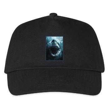 Sharks Shark - Kids’ Baseball Cap - black - Front