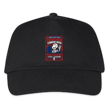 Graveyard Comedy Hour Skelett Humor - Kinder Basecap - Schwarz - Vorne
