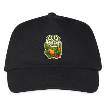 PRODUCE DAY ROUTINE - Kids’ Baseball Cap - black - Front