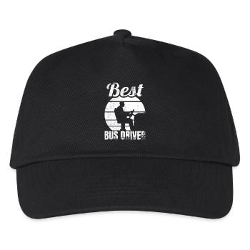 Best Bus Driver - Kinder Basecap - Schwarz - Vorne