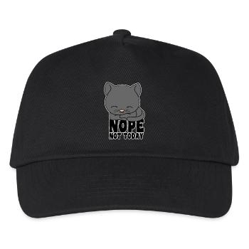 Chat - Non, pas aujourd’hui - Casquette de baseball Enfant - noir - Devant