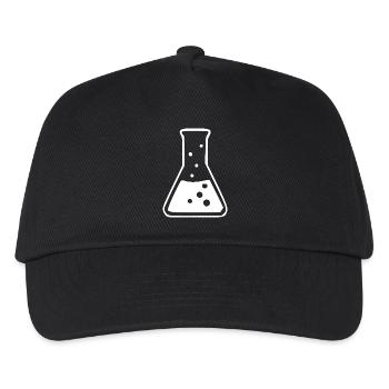 Chemie_Symbol_schwarzweiss_Wissenschaft_science - Kids’ Baseball Cap - black - Front