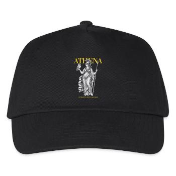 Athéna : Déesse de la Sagesse et de la Guerre - Casquette de baseball Enfant - noir - Devant