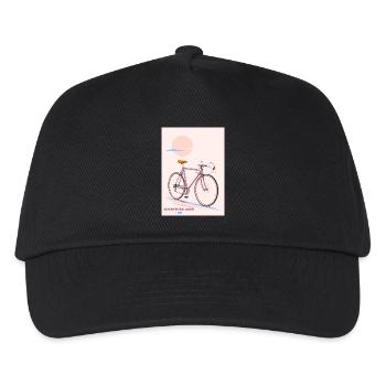 The Ride — Retro Cruiser/Abenteuermodus/pink - Kinder Basecap - Schwarz - Vorne
