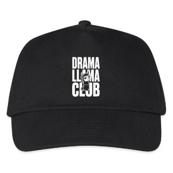 Drama Llama Club Naughty Llama Diva - Kids’ Baseball Cap - black - Front