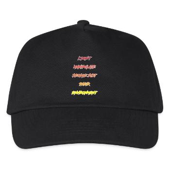 Verhaltenstherapie Therapie Verhalten - Kinder Basecap - Schwarz - Vorne