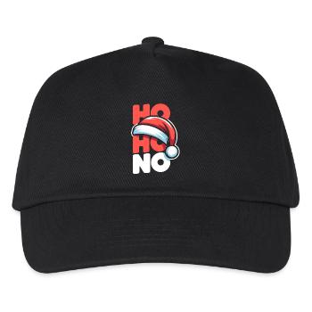 Ho Ho No Christmas - Kids’ Baseball Cap - black - Front