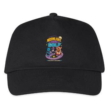 Mondschein Minigolf mit Aliens - Kids’ Baseball Cap - black - Front