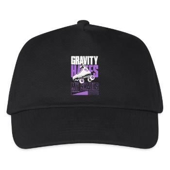 Gravity Hates My Skates – Rollschuhe - Kinder Basecap - Schwarz - Vorne