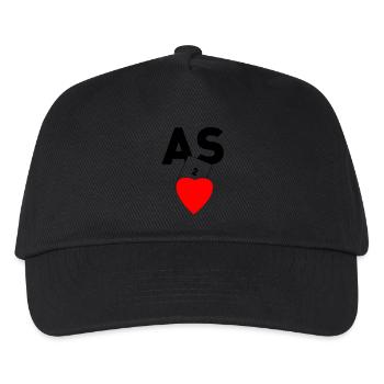As de Coeur - Casquette de baseball Enfant - noir - Devant
