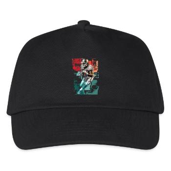 Joueur de football américain USA Amérique Sports Rétro - Casquette de baseball Enfant - noir - Devant