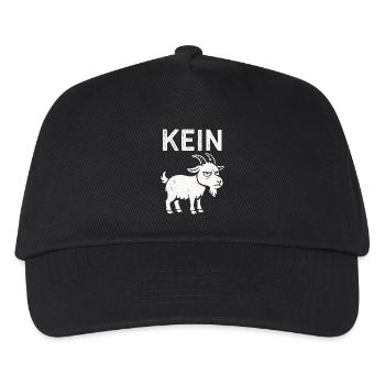 Lustiger Spruch Witzig Kein Bock Geschenkidee - Kinder Basecap - Schwarz - Vorne