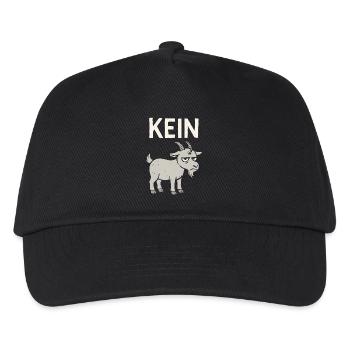 Lustiger Spruch Witzig Kein Bock Geschenkidee - Kinder Basecap - Schwarz - Vorne