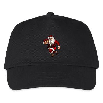 Santa Claus Rugby - Kids’ Baseball Cap - black - Front