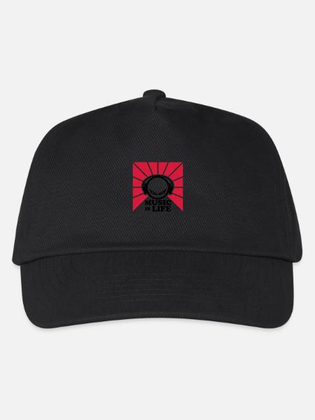 dj - Kids’ Baseball Cap - black